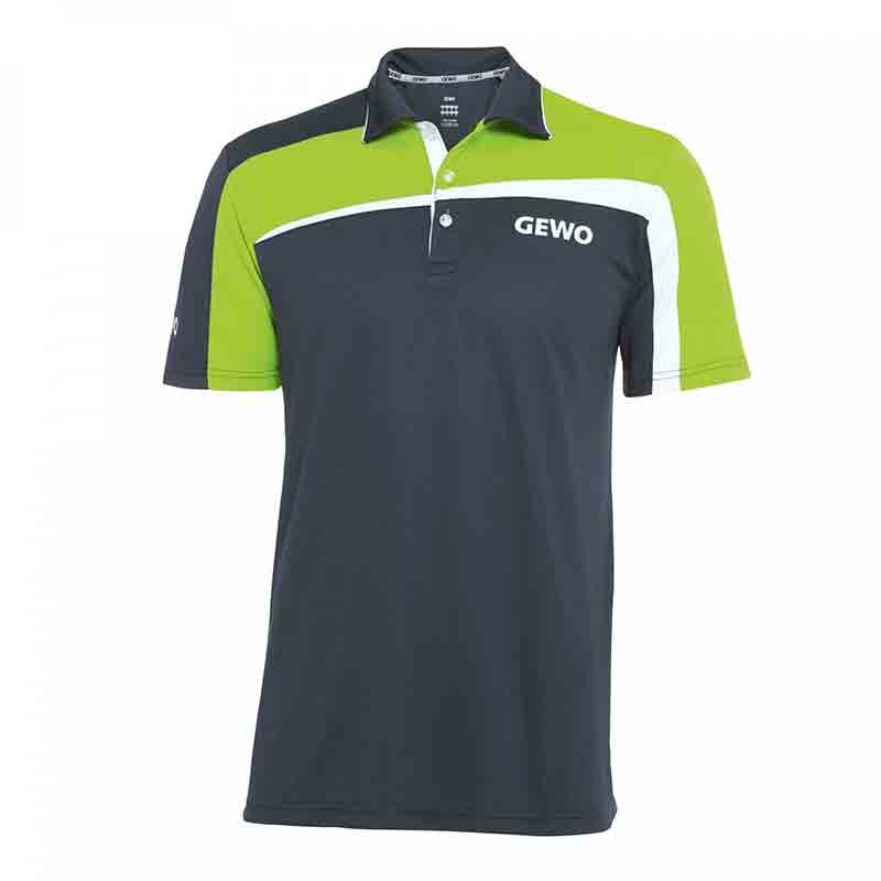 T-Shirt Gewo Teramo S18-1 Microfiber Gris et vert